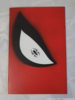 Front cover of Spider-Man comic book variant edition showing close-up of Spider-Man's eye in red, black and white.