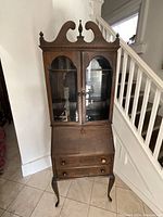 Front view of full secretary bookcase