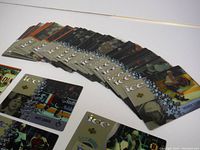 Multiple Upper Deck IC Ice hockey cards spread out showing the front details and player images including Wayne Gretzky