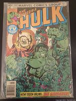 Front cover of The Incredible Hulk comic issue 248 showing Hulk fighting The Gardener, with Marvel Comics Group header and cover price 40 cents.