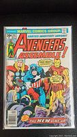 Front cover of Marvel Comics Group Avengers Assemble Issue 151 showing main Avengers team members and comic details.