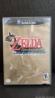Front cover of The Legend of Zelda: The Wind Waker game for Nintendo GameCube in plastic case.