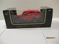 Image of the boxed Liberty Classics 1948 Ford Panel Truck diecast model in original packaging