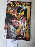 Front cover of Wolverine #8 comic book showing dynamic and intense Wolverine artwork with strong yellows and blacks.