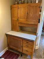 Full front view of the cabinet showing both upper and lower sections.