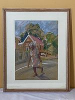 Framed print showing full artwork and frame.