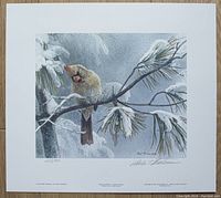 Full view of the print with clear signature and edition number under the image.