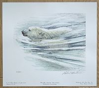 Full view of the print on wooden background