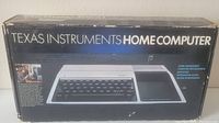 Box for Texas Instruments Home Computer showing front graphics and branding