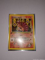 Close-up image of the 1st Edition Blaine's Vulpix Pokémon card showing artwork and details.