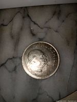 Winston Churchill Crown Coin frontside showing profile and inscription