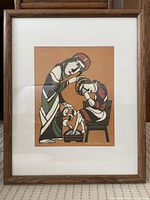 Framed limited edition print showing the full artwork and frame.