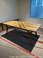 Front left perspective showing full table