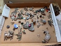 Overall view of assortment laid out in cardboard tray