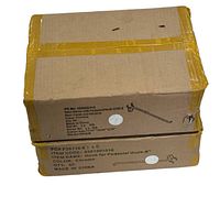 Two sealed cardboard boxes labeled for 8-inch pedestal wire peg hooks, containing 60 pieces each, total 120 pieces.