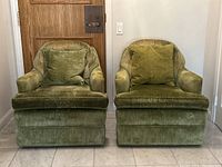 Both chairs side by side front view