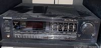 Front view of Pioneer SX-2900 stereo receiver showing front panel controls and display.