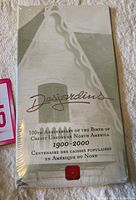 Original Desjardins commemorative envelope for the 100th anniversary of Credit Unions in North America (1900-2000).