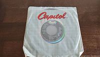 38 Special Teacher Teacher 45rpm vinyl record in Capitol paper sleeve showing the record label clearly with title and artist info