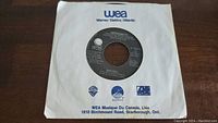 45rpm vinyl single 'Rag Doll' by Aerosmith in white WEA Music of Canada sleeve