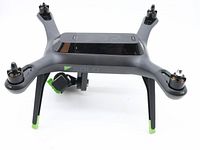 3DR Solo drone body with integrated GoPro gimbal, showing the frame and propeller mounts without propellers attached.