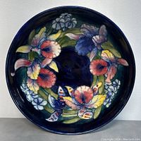 Overhead view showing full interior floral design