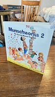Front cover of the book showing the title 'Munschworks 2 The Second Munsch Treasury' with colorful children's illustrations.