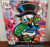 Front view of the 40" x 48" canvas showing full artwork