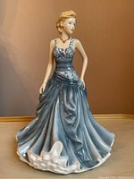 Front view of Royal Doulton Angela figurine showing detailed dress and facial features.