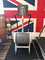 Front view of StairMaster stepper on included mat