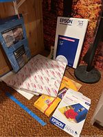 Full box of Red River Paper 13x19 Arctic Polar Satin with 50 sheets, Epson Professional Media 13x19, Kodak and Legion Photo Paper packs