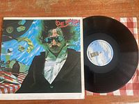 Front cover of Joe Walsh vinyl LP showing artistic image of Joe Walsh with sunglasses and colorful floating objects