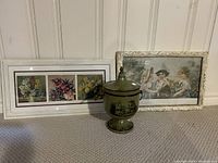 View of all three items showing arrangement and scale.