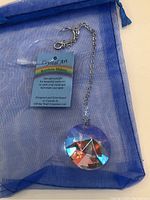 New Crystal Art Rainbow Maker suncatcher with label and blue organza pouch