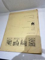 Cover page of an original booklet of pen and ink drawings of Quebec by Walter W. Pranks from 1967 with four small lithograph images