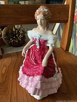 Front view of Royal Doulton Sweet 16 figurine showing detailed dress and face.