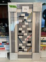 Front view of framed serigraph showing overall appearance and condition