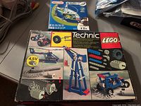 Box of Lego Technic set 8050 showing front cover with model images and parts description
