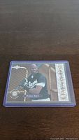 Front of the Michael Jordan baseball card showing him batting in Chicago White Sox uniform.