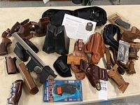 Overview of all items on table