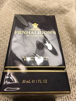 Front view of Penhaligon's Blenheim Bouquet perfume box showing brand and product details.