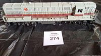 Left side profile of Lionel 2321 Lackawanna locomotive