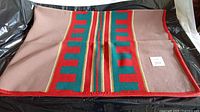 Full blanket laid flat showing pattern and size