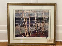 Full front view of framed print