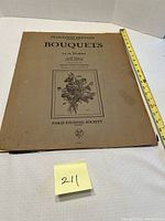 Front cover titled “Bouquets” by Jean-Louis Prévost, Paris Etching Society
