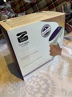 Photo of Silk'n Flash & Go product box showing branding and general packaging.