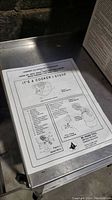 Instruction manual and part listing for the Mr. Heater MH12C cooker/stove heater showing its cooking function.