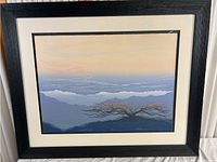 Front view of framed print showing full artwork and frame