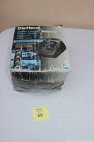 Boxed DieHard Battery Charger Engine Starter for 6V and 12V batteries, showing product branding, condition of the box, and features.