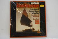 Front cover of the LP boxset showing the opera's title, conductor and performers, sealed in original shrink wrap.